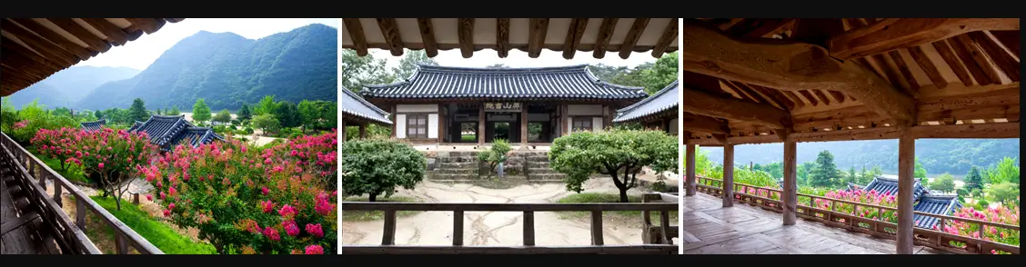 안동산불-병산서원