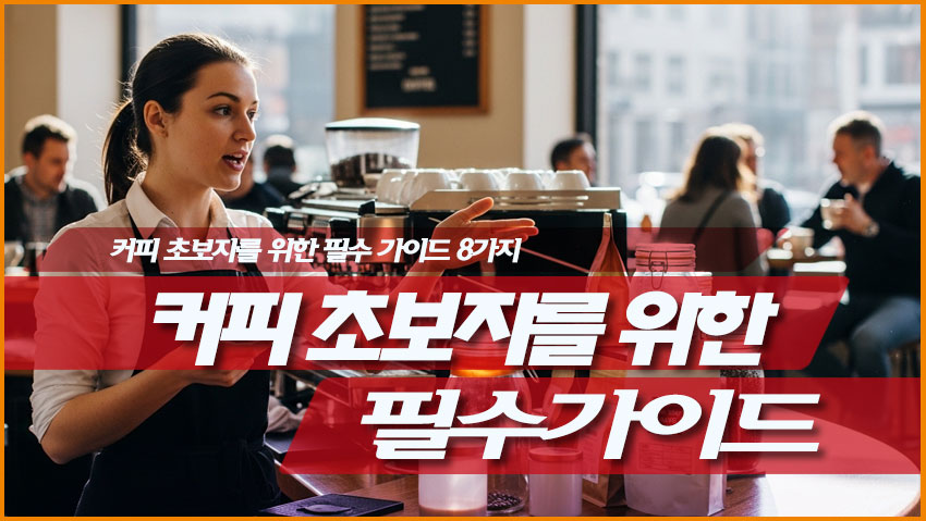 커피 초보 가이드 원두 종류 보관 핸드드립 에스프레소 카페인 디카페인 라떼 카푸치노