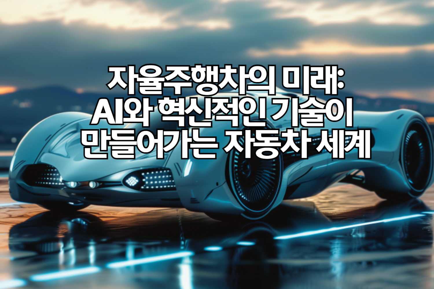 2026 자율주행차의 미래: AI와 혁신적인 기술이 만들어가는 자동차 세계