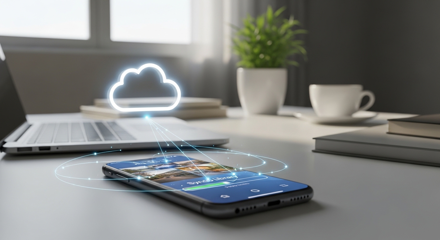 스마트폰 사진 자동 백업 방법