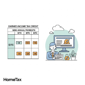 2025 근로장려금 반기신청 지급일 이미지