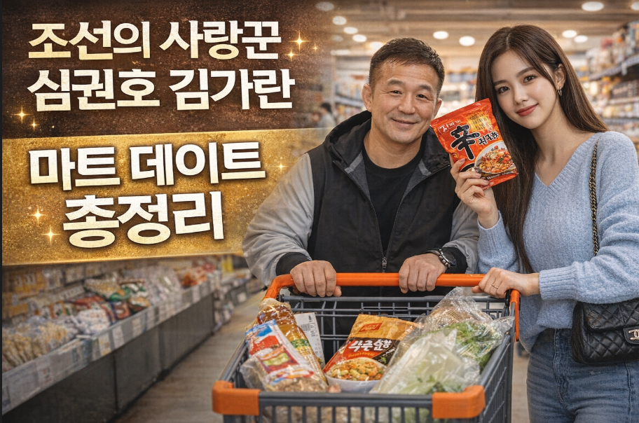 조선의 사랑꾼 심권호&hearts;김가란 마트 데이트 현장 포착 총정리