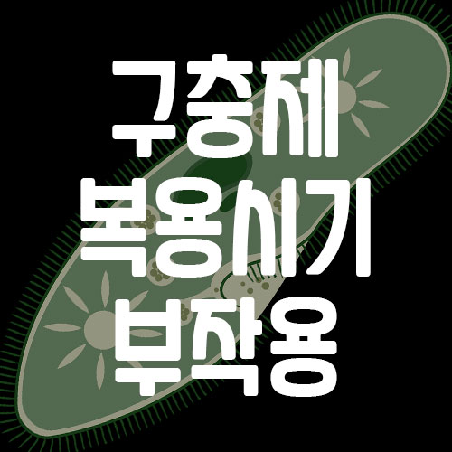 알벤다졸 구충제 복용 시기 부작용