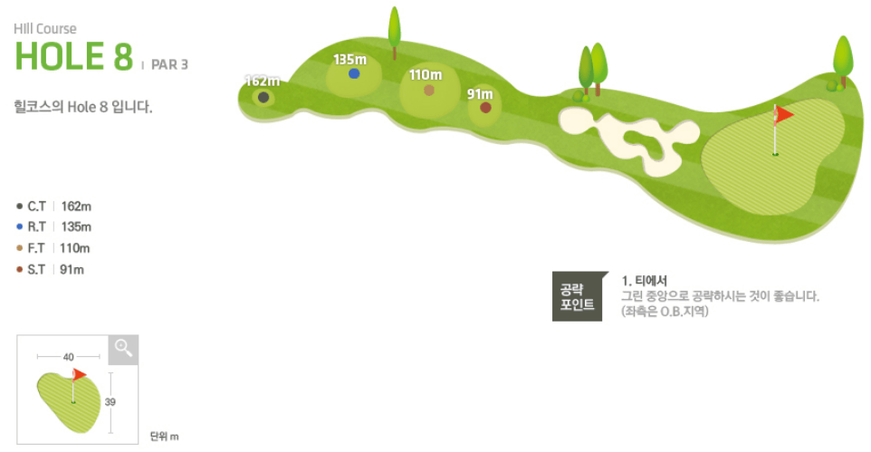 썬힐 골프클럽 힐코스 8