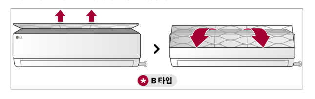 벽걸이형-B타입-에어컨-청소방법