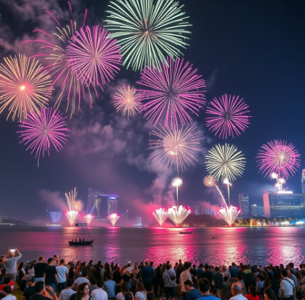 여의도불꽃축제그림
