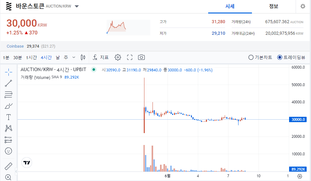 바운스 토큰