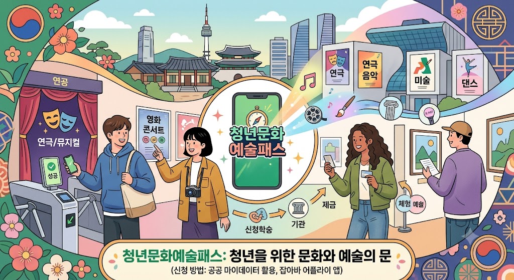 스무 살 청년에게 주는 15만원 공연 티켓비! 청년문화예술패스 신청 및 예매 매뉴얼