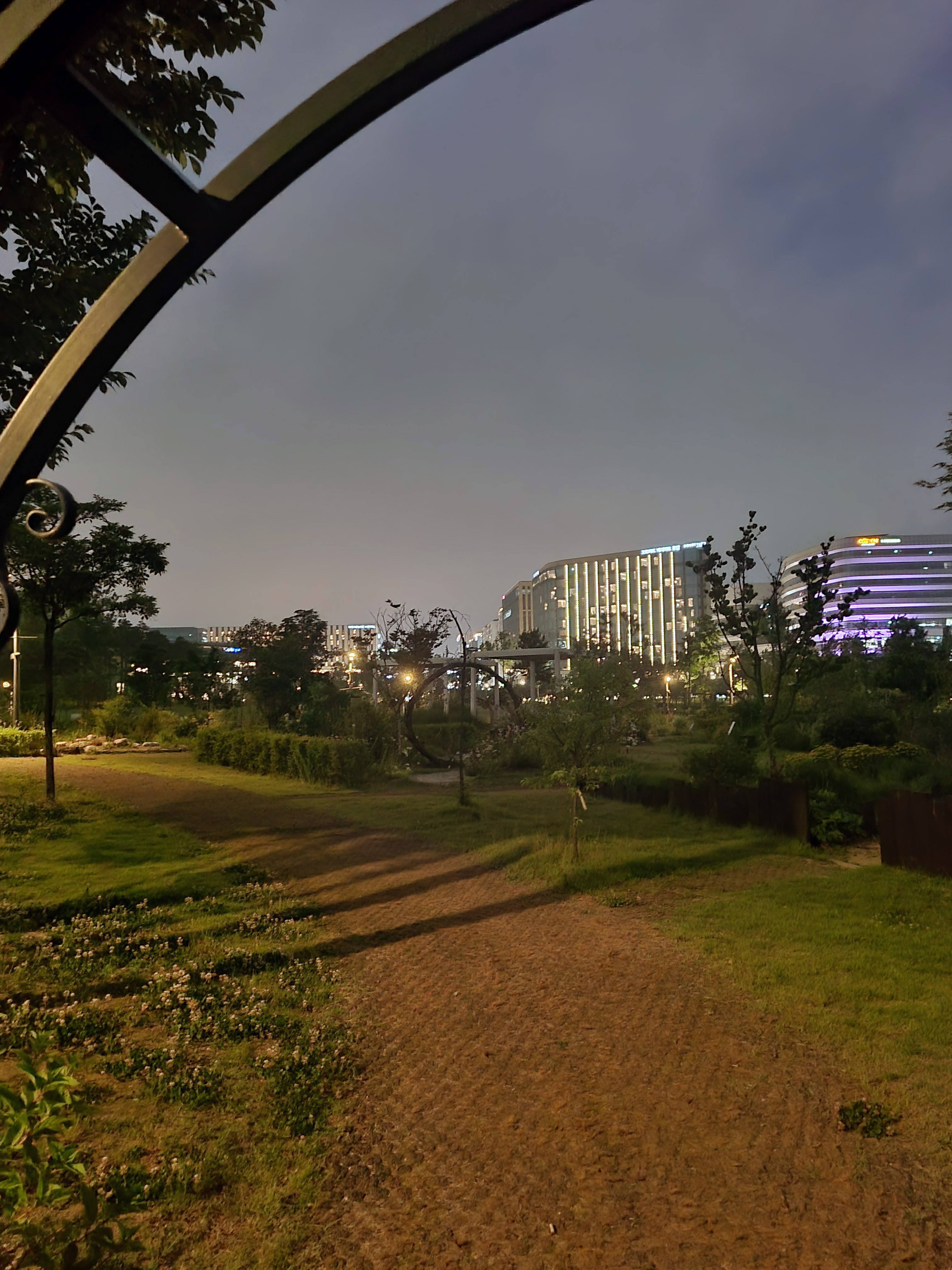 서울식물원 산책로 야경 2