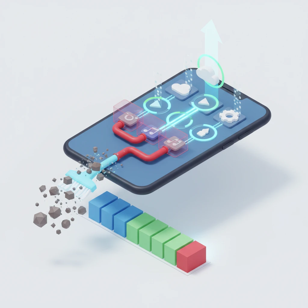 아이폰 앱 다운로드 대기 중 현상 해..