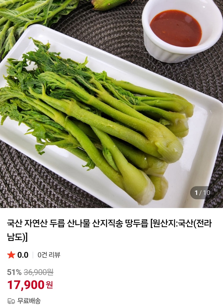 춘천- 땅두릅