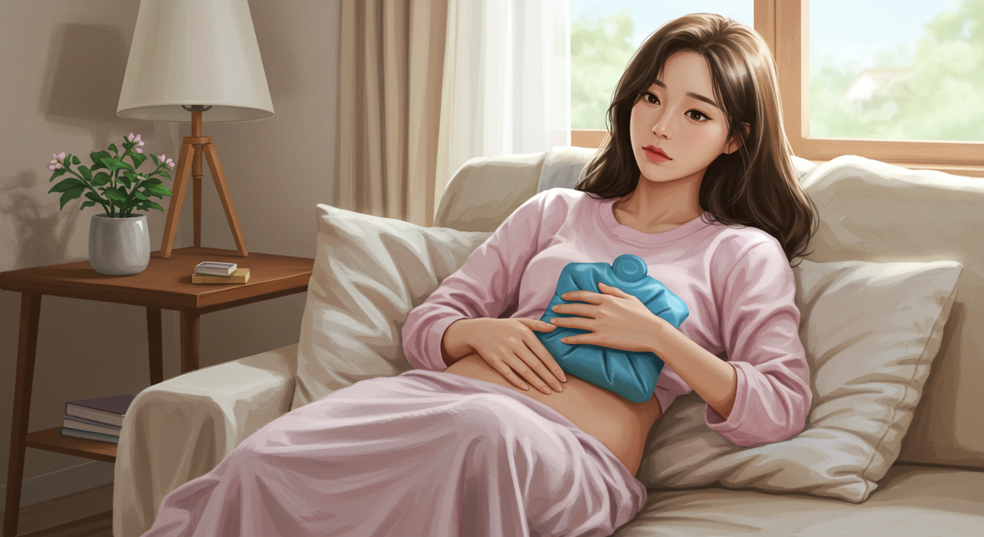 윤곽주사, 윤곽주사부작용, 생리불순