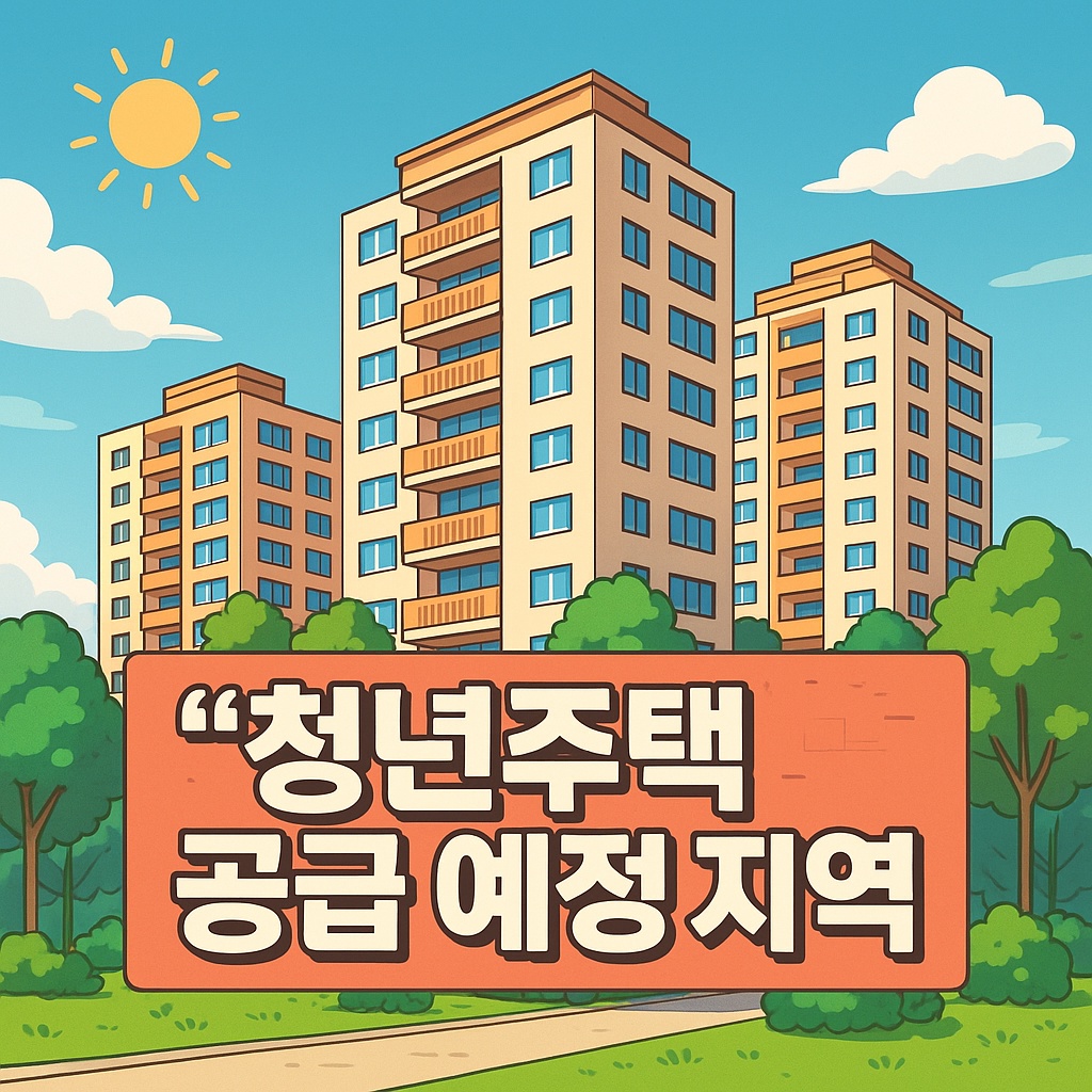 청년주택 공급 예정 지역