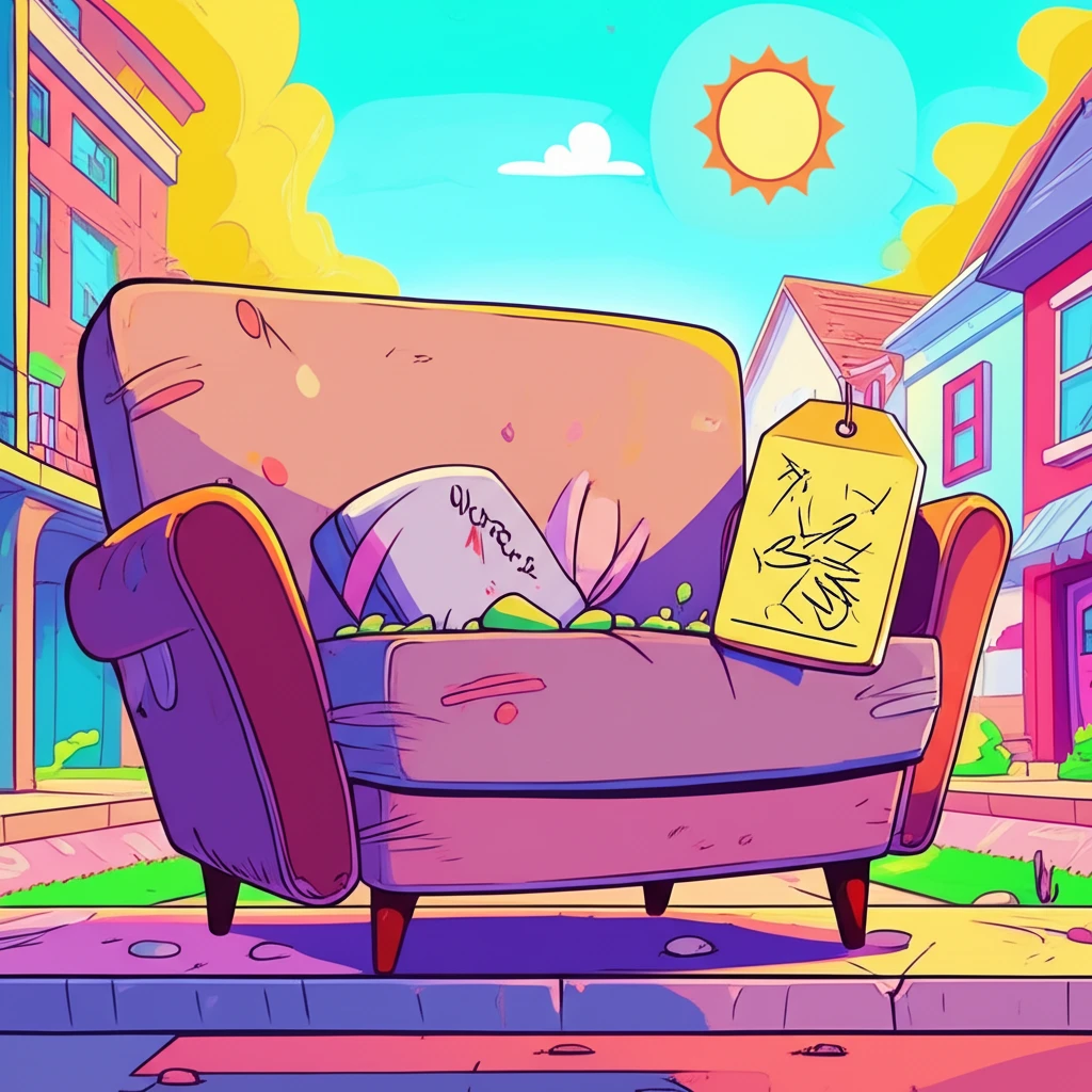 이사 폐기물? 덕남동 대형폐기물 과태..