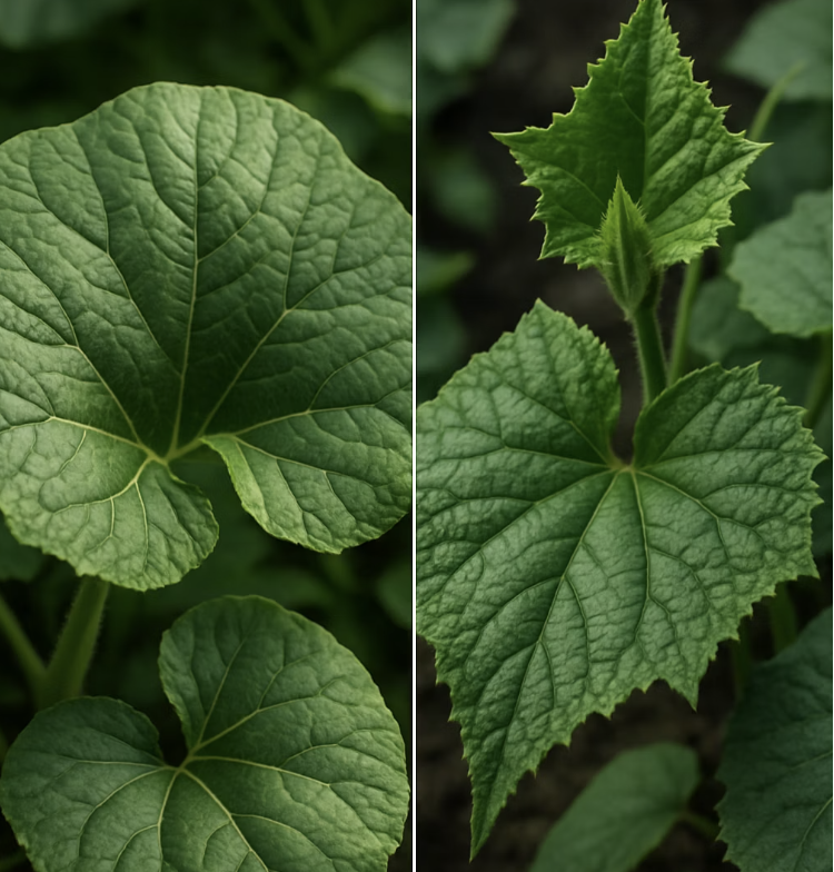 잎사귀와 덩굴손을 살펴보세요