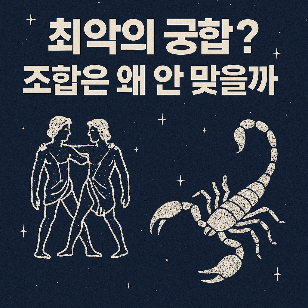 최악의 궁합 조합은 왜 안 맞을까?