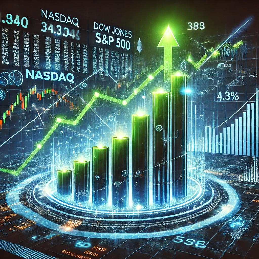 미국주식 상승하는 사진