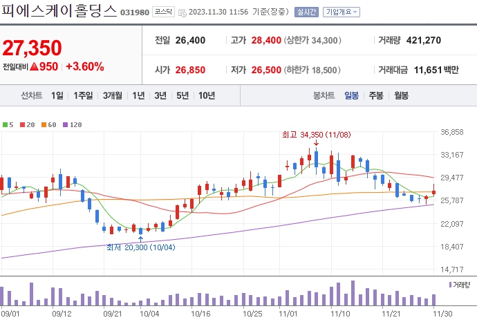 피에스케이홀딩스_031980