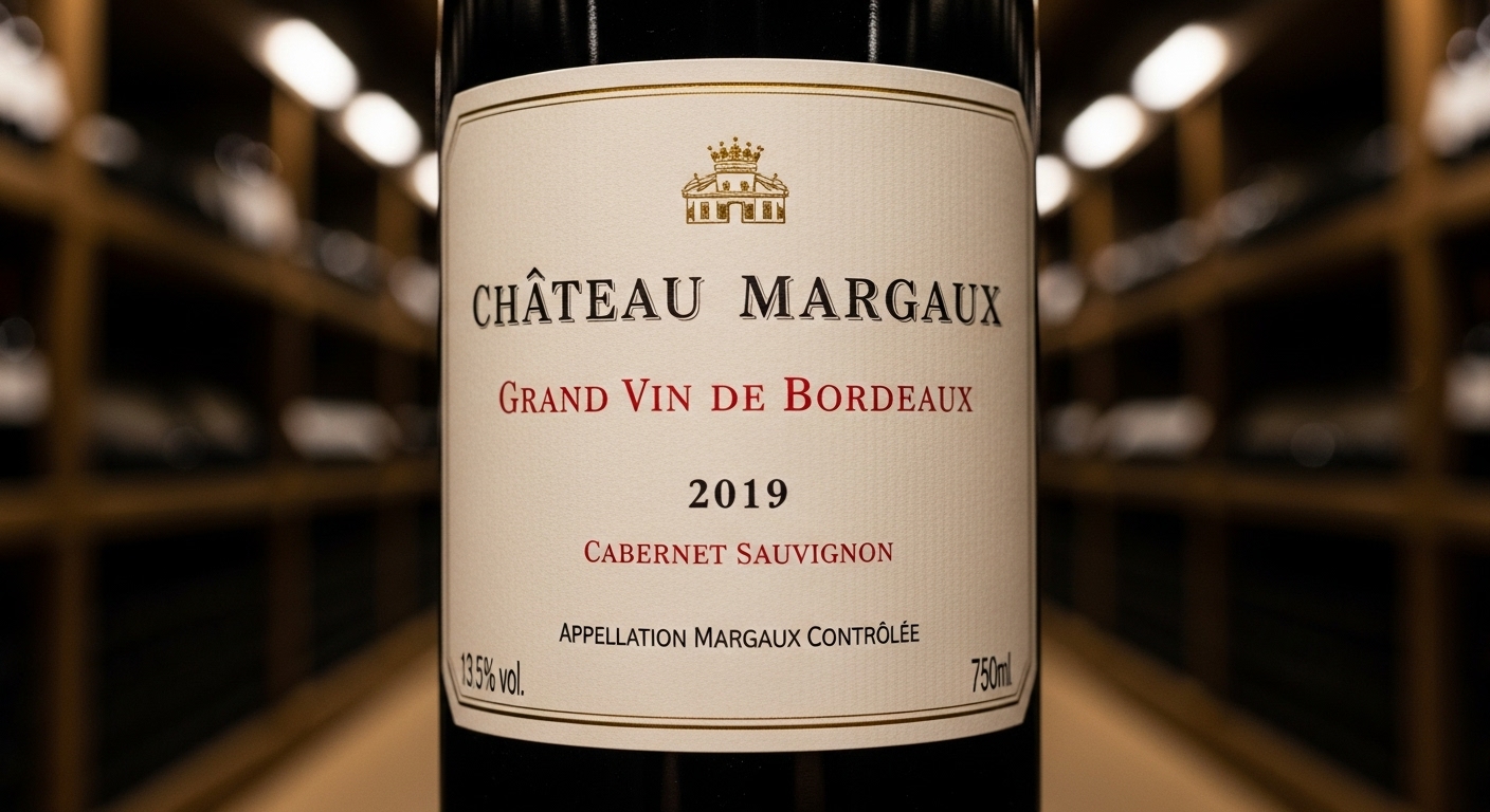 와인 라벨의 구성 요소를 설명하는 인포그래픽