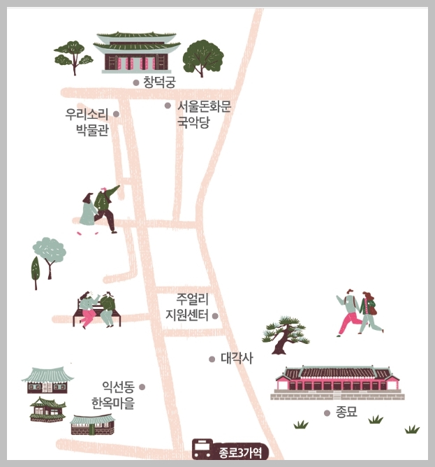 서순라길 약도