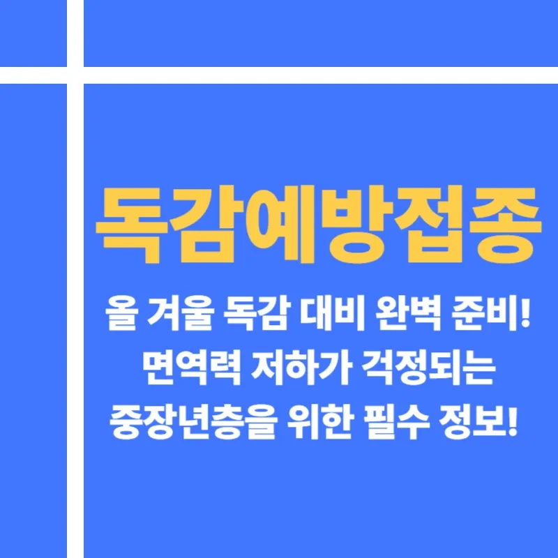 독감예방접종