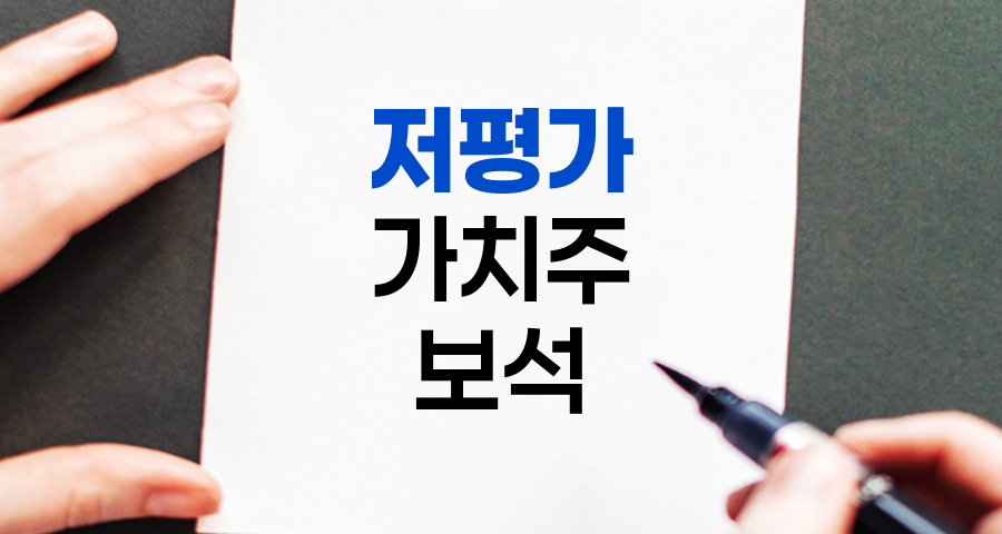 저평가 가치주, 숨겨진 보석 찾기