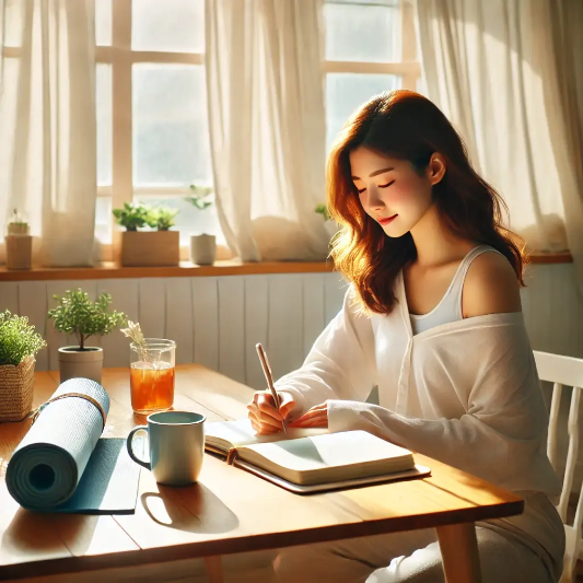 운동,명상,일기,수면