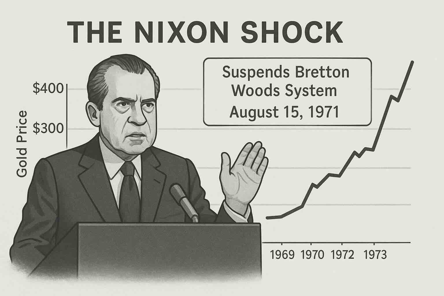 1971년 닉슨 쇼크와 변동환율제