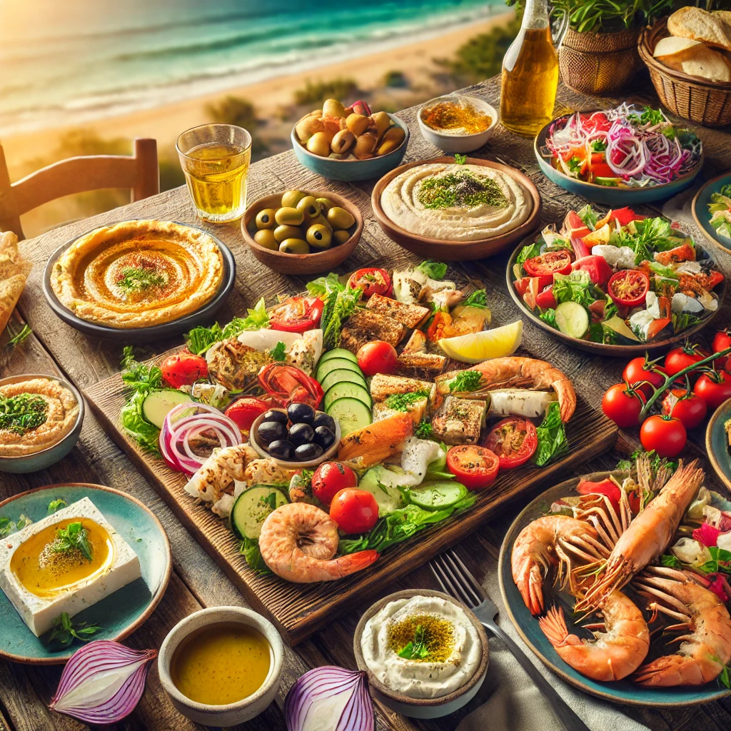 그리스 스타일 가정식 요리