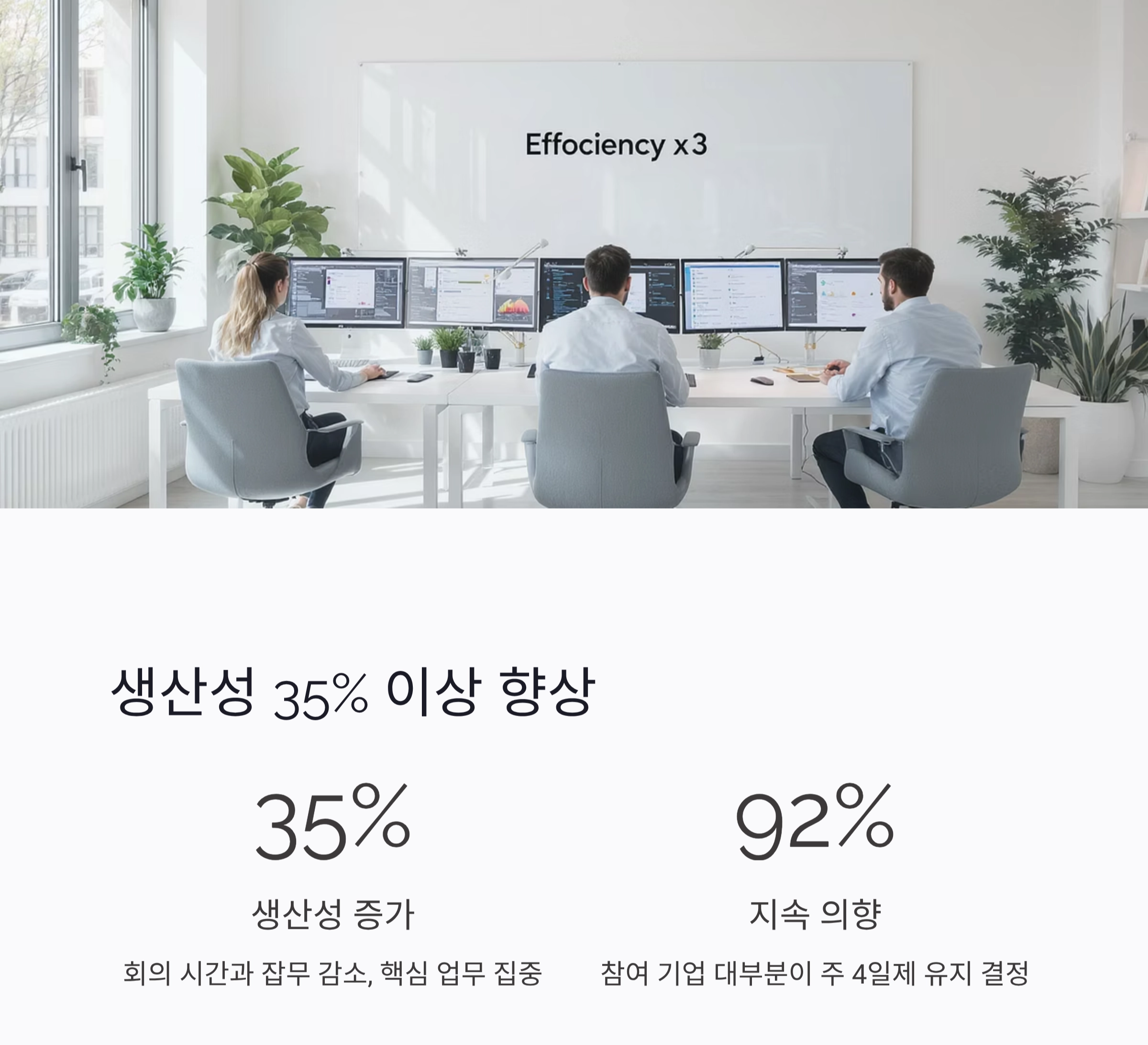 주 4일제 실험, 생산성도 만족도도 모두 올라갔다