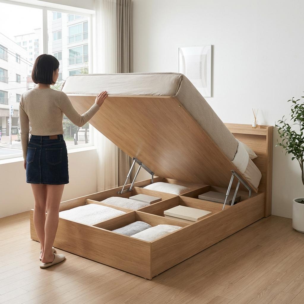 벙커 침대 유압 쇼바 고장 시 대처 방법과 수명