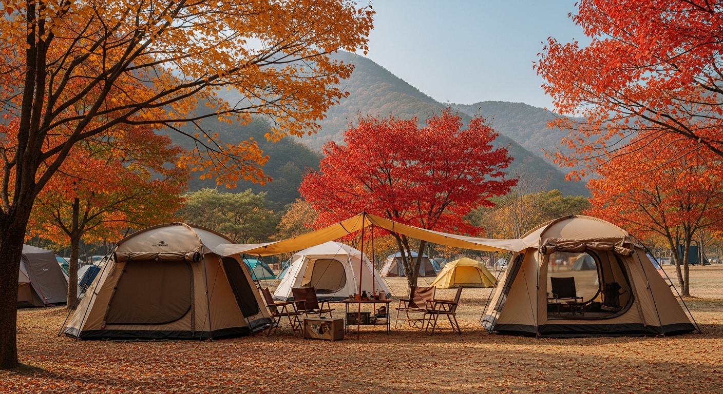 가을 인기 캠핑 