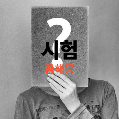 시험 꿈해몽( 불합격 하는, 응시하는, 낙방하는, 떨어지는꿈 의미는? 일몽일까요,흉몽일가요)