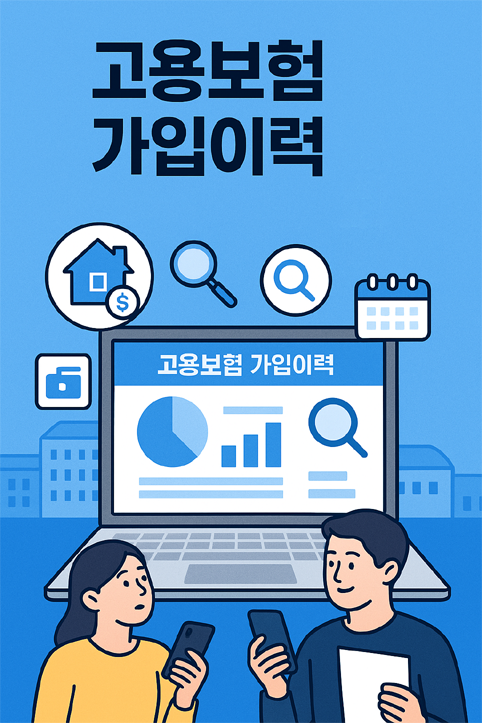 고용보험 가입이력 이미지