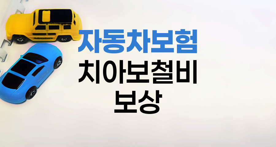 자동차보험 치아보철비 보상 체계