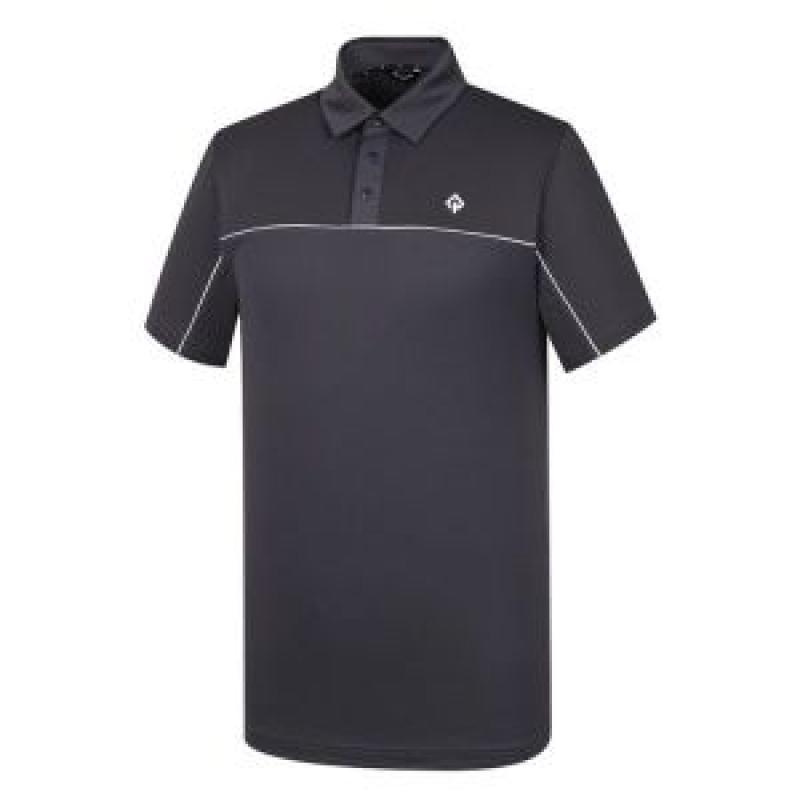 레노마스포츠 레노마골프레노마골프 남성 여름 신축성이 수입소재 믹스 반팔 카라 티셔츠