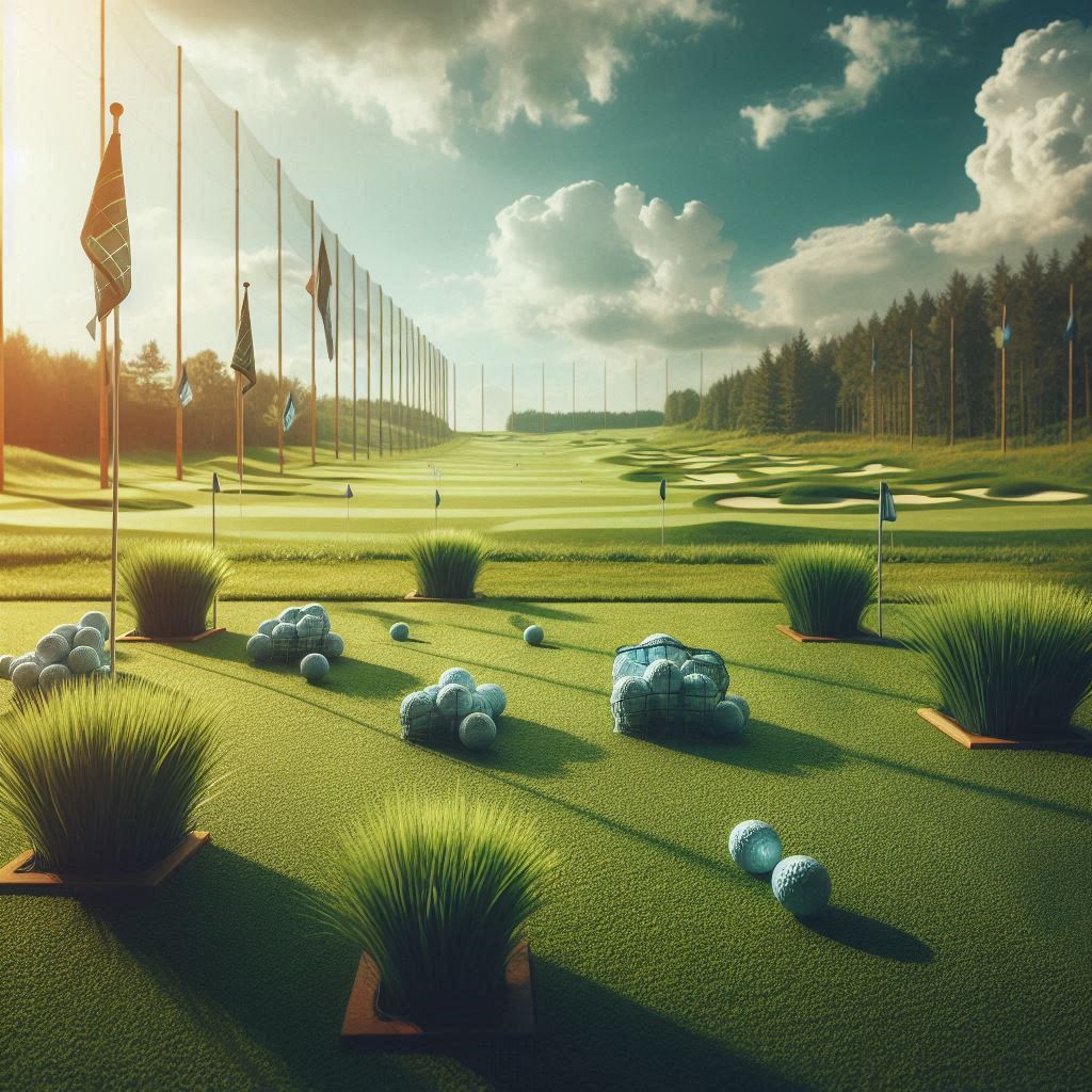 실외골프연습장 배경