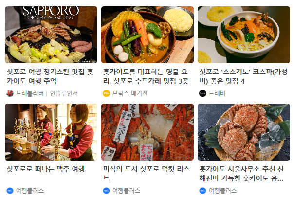 일본 삿포로 7월 날씨 옷차림 추천 여행지