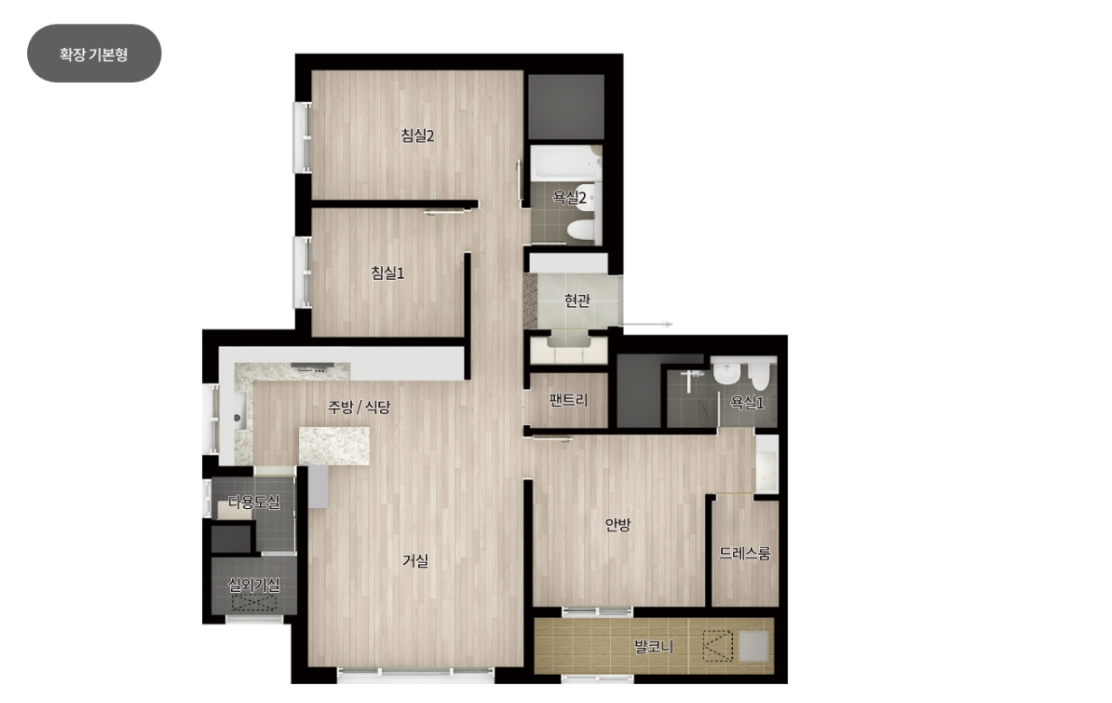 더샵둔촌포레 분양가 평면도