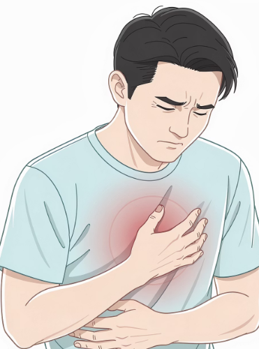 왼쪽 가슴 통증 원인