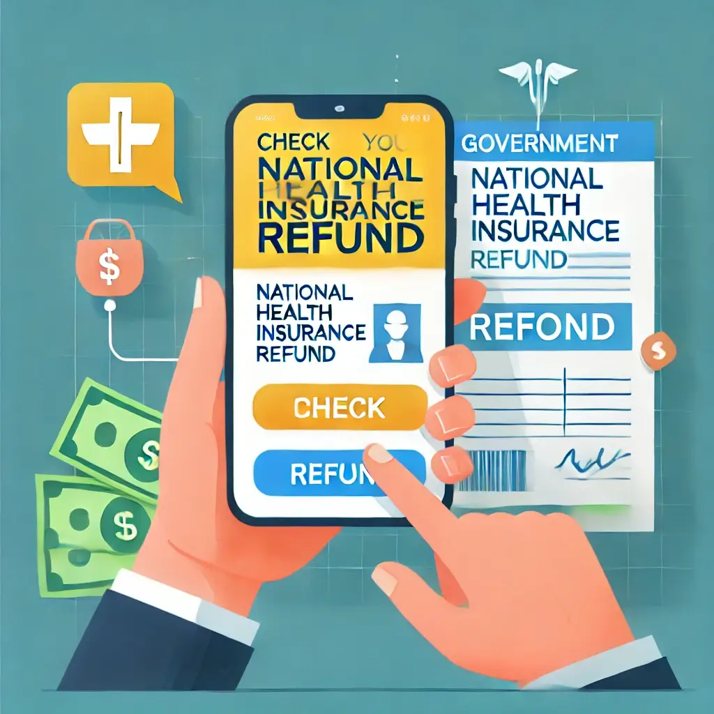 국민건강보험 환급금 조회하러 가기