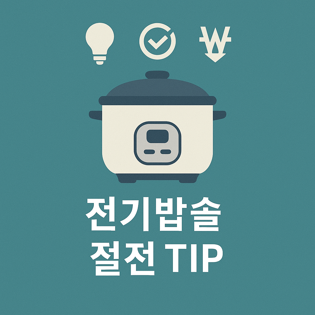 전기밥솥 전기요금 반값 🔥 절전모드 제대로 쓰는 법