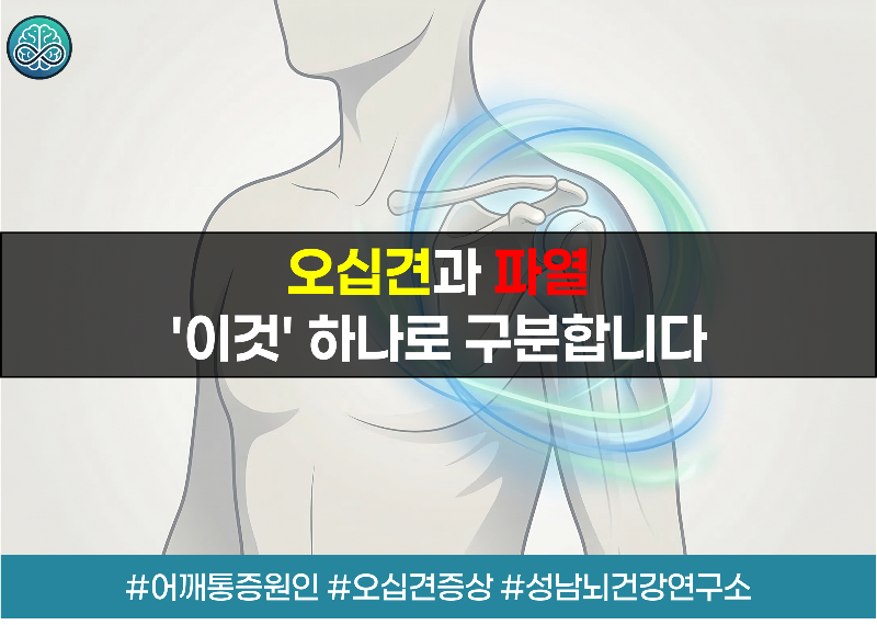 어깨 통증 원인부터 치료까지 - 오십견 vs 파열