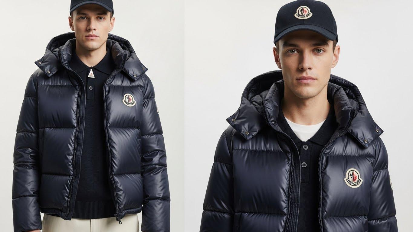 몽클레어 숏패딩 남성