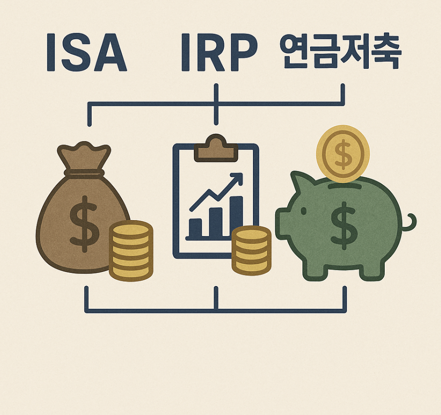 ISA.연금저축.IRP 비교 자산이미지