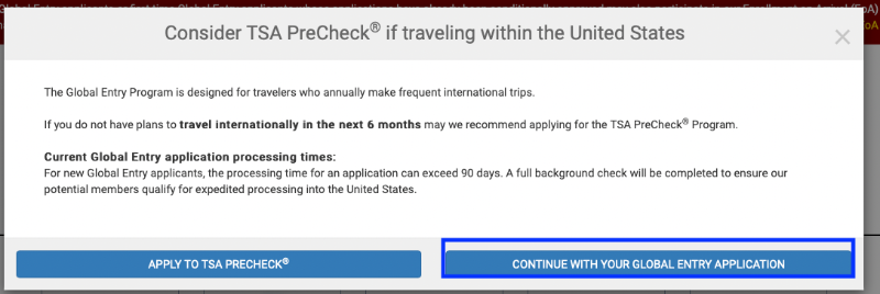 글로벌 엔트리 TTP 회원 가입