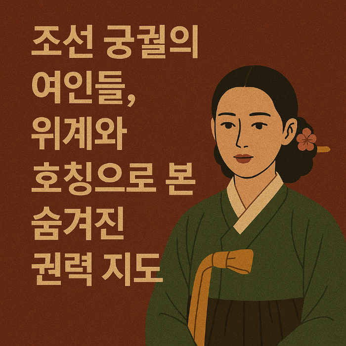 조선 궁중 호칭, 조선 후궁 품계, 조선 궁녀 계급, 구첩제, 중전 대비 대왕대비, 희빈 장씨, 숙빈 최씨, 상궁 나인 차이, 조선 여성 권력, 조선 궁중 구조, 조선 왕비 역할, 조선 궁중 정치, 조선 궁궐 여성 위계, 조선시대 후궁 체계, 조선 궁중 언어 규범, 조선 왕실 여성, 조선 궁중 제도, 역사 블로그, 궁중 신분 구조, 조선 궁녀 문화