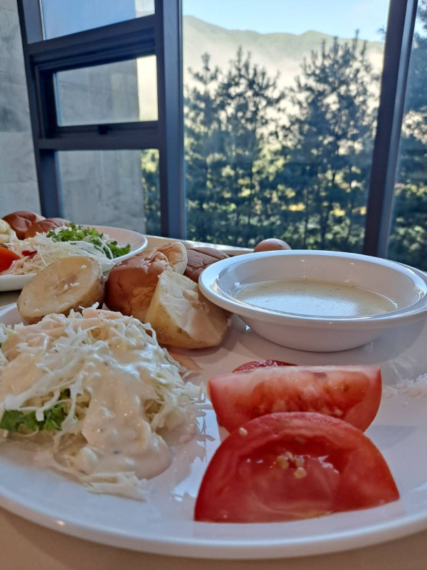 필그림하우스 건강식 아침식사