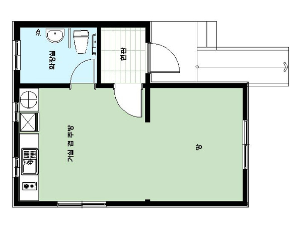 용현자연휴양림 연립동