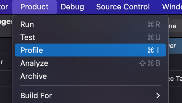XCODE 프로파일링 하기